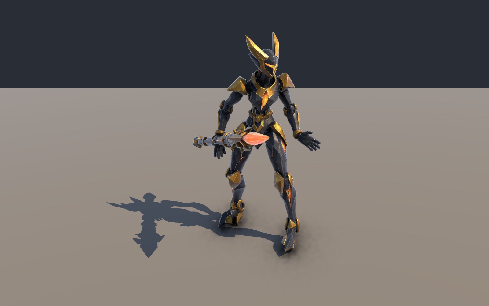 Funkenlanze 3D Render